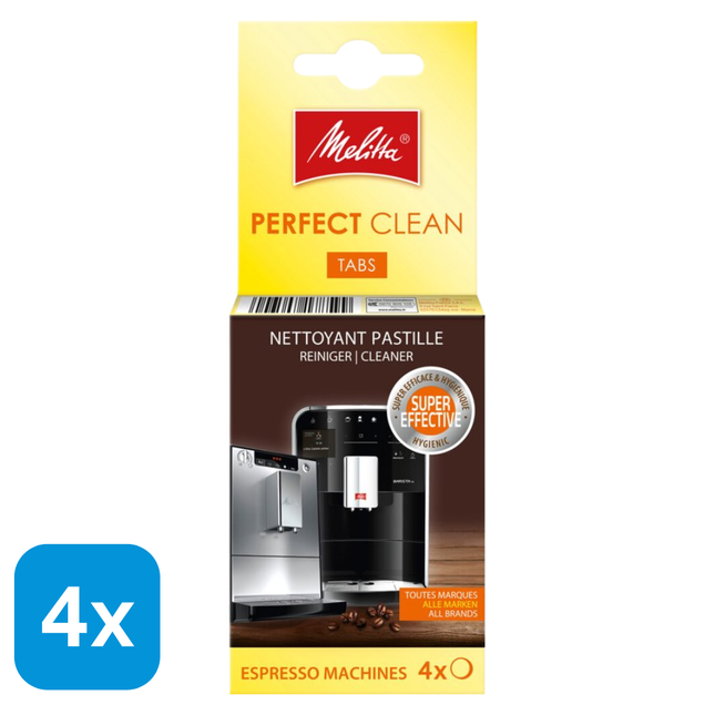 4x Melitta Reinigingstabletten - 1,8g