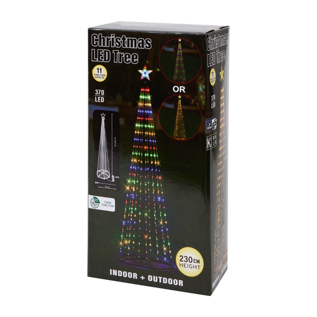 LED-kerstboom Multicolor - 230 cm