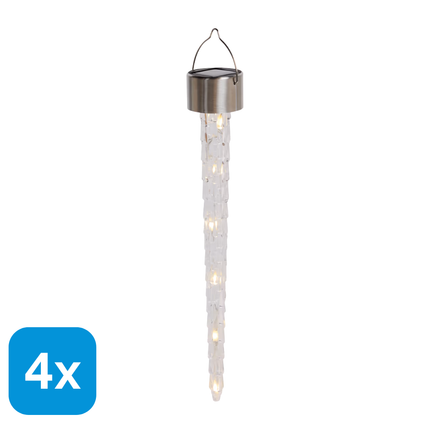 4x Hangende ijspegel - 30 cm