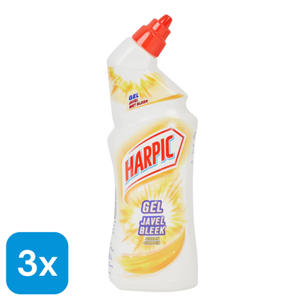 3x Harpic Toiletreiniger Citroen - 750 ml