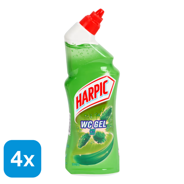 4x Harpic Toiletreiniger Dennengeur - 750 ml