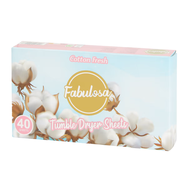 Fabulosa Droogtrommeldoekjes Cotton Fresh - 40 stuks