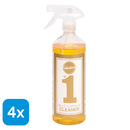 4x Fabulosa Allesreiniger Nr. 1 - 750 ml