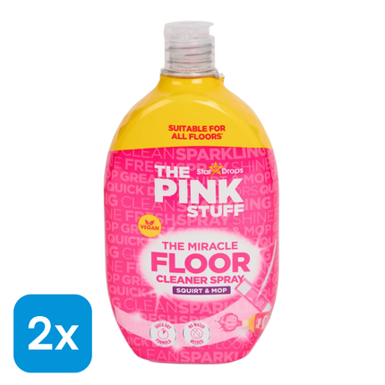 2x The Pink Stuff Vloerreiniger - 750 ml