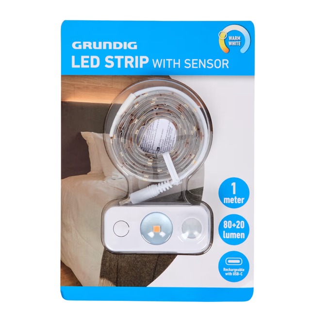 Grundig Ledstrip met Sensor - 1 m