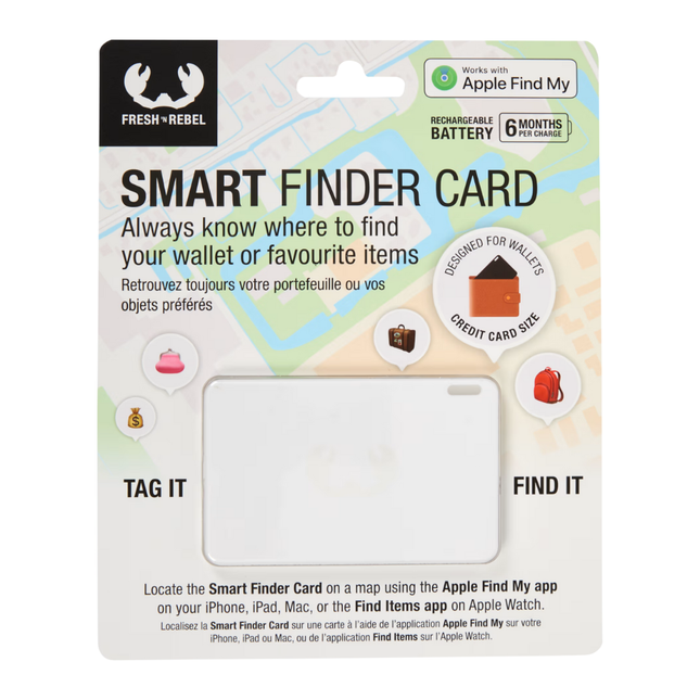 Fresh 'n Rebel Smart Finder Card Wit (iOS)