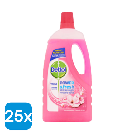 25x Dettol Allesreiniger Kersenbloesem - 1 liter