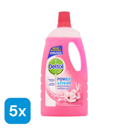 5x Dettol Allesreiniger Kersenbloesem - 1 liter