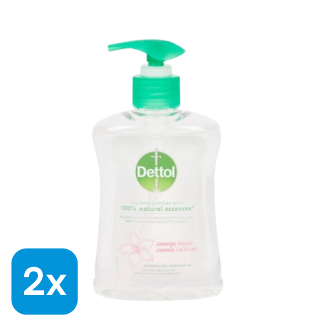 2x Dettol Handzeep Jasmijn - 250 ml