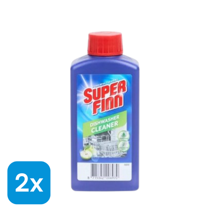 2x Superfinn Vaatwasmachinereiniger - 250 ml