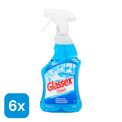 6x Glassex Glasreiniger - 500 ml