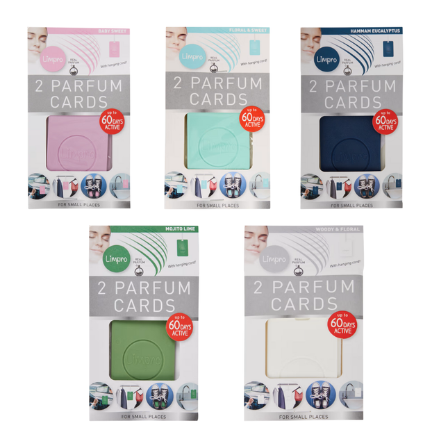 5x Limpro Parfumkaart