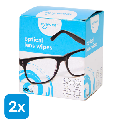 2x Brilpoetsdoekjes - 50 stuks