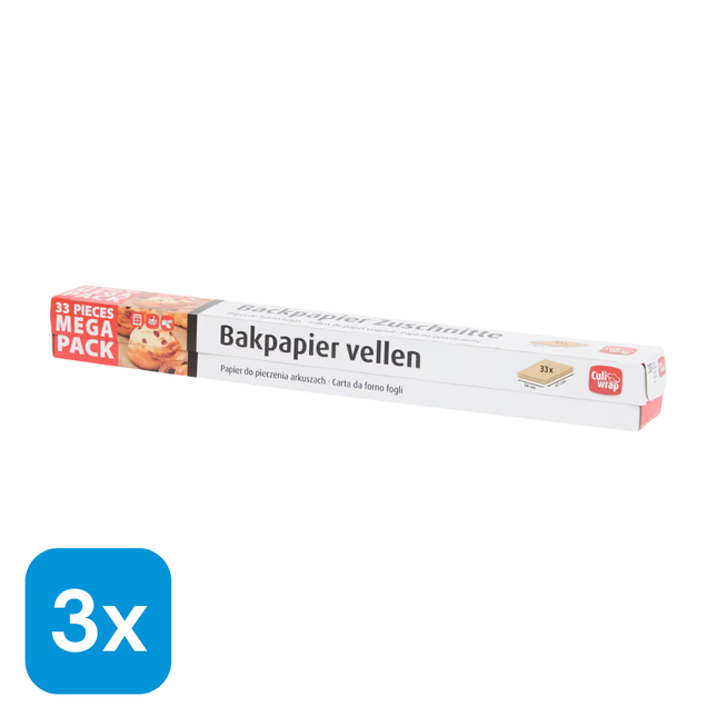 3x Toppits Bakvellen - 16 stuks