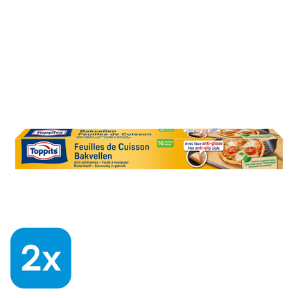 2x Toppits Bakvellen - 16 stuks