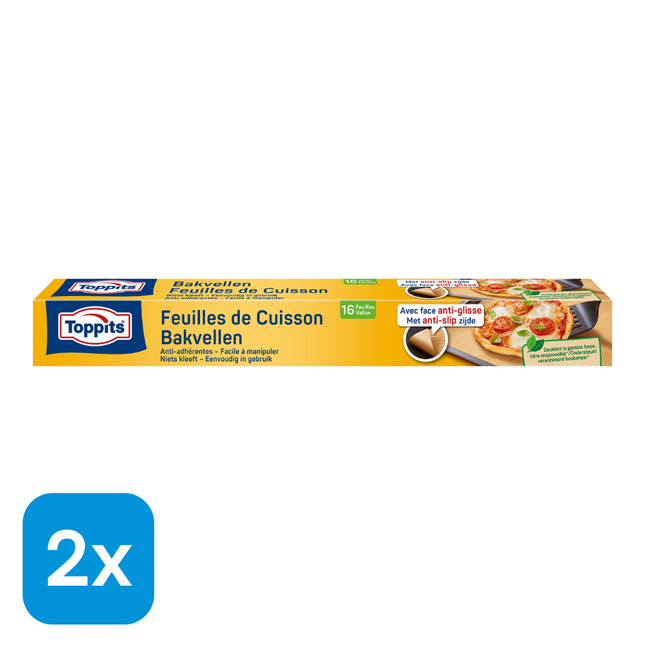 2x Toppits Bakvellen - 16 stuks