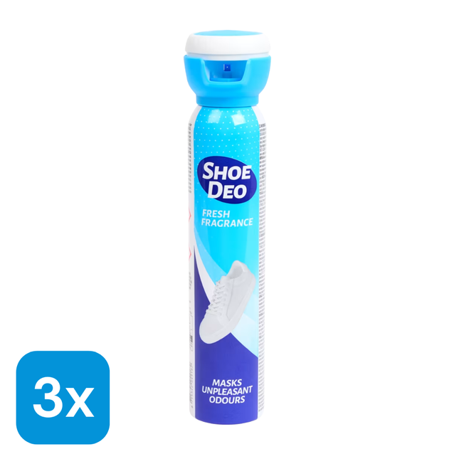 3x Schoenendeodorant - 200 ml