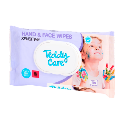 Teddy Care Doekjes voor Hand & Gezicht - 40 stuks