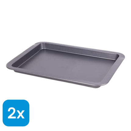 2x Bakplaat Universeel - 33x23x2 cm