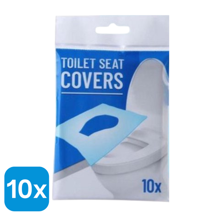 10x Wc Bril Bescherming Doekjes - 10 stuks