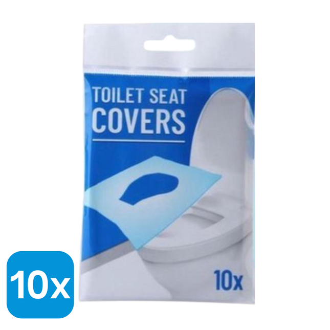10x Wc Bril Bescherming Doekjes - 10 stuks