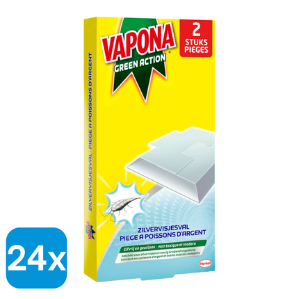 24x Vapona Zilvervisjesval - 2 stuks