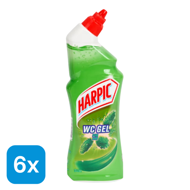 6x Harpic Toiletreiniger Dennengeur - 750 ml