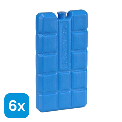 6x Koelelement Blauw - 400 ml