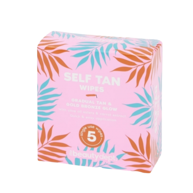 The Beauty Dept Self Tan Wipes - 5 stuks
