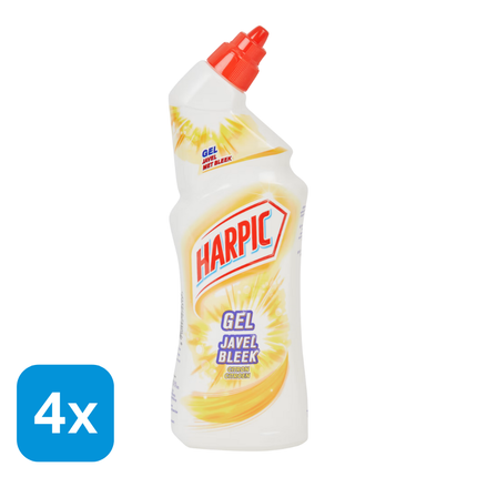 4x Harpic Toiletreiniger Citroen - 750 ml