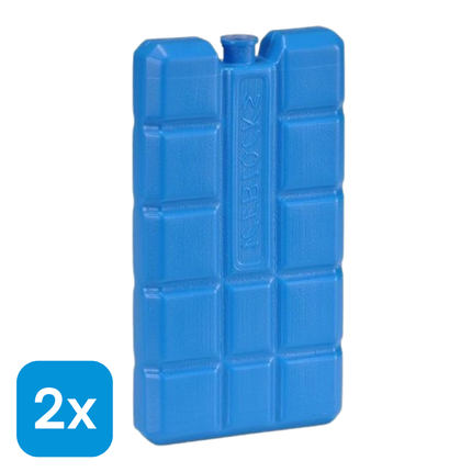 2x Koelelement Blauw - 400 ml