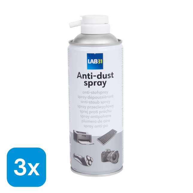 3x Lab31 Anti-stofspray - 400 ml