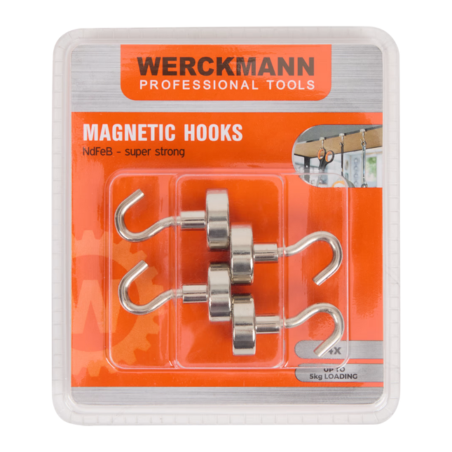 Werckmann Magnetische Haken - 4 stuks