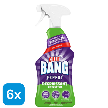 6x Cillit Bang Keukenreiniger Spray - 750 ml