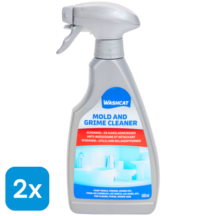 2x Washcat Schimmel- en Aanslagreiniger - 500 ml