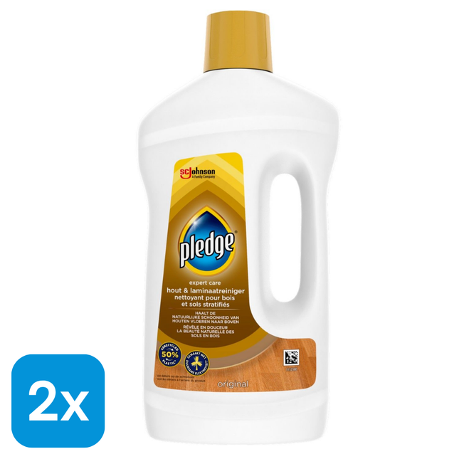 2x Pledge Hout- en Laminaatreiniger - 750 ml