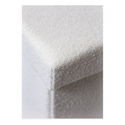 Opbergpoef Wit - 38x38x38 cm