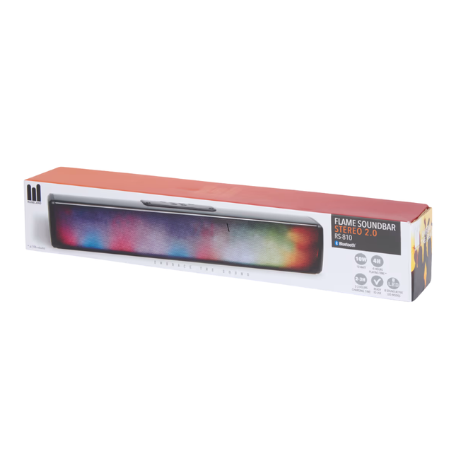 Roseland Mini-soundbar met Licht 10 Watt