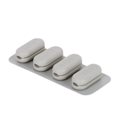 4x Lab31 - Kabelhouder met Magnetische Clips
