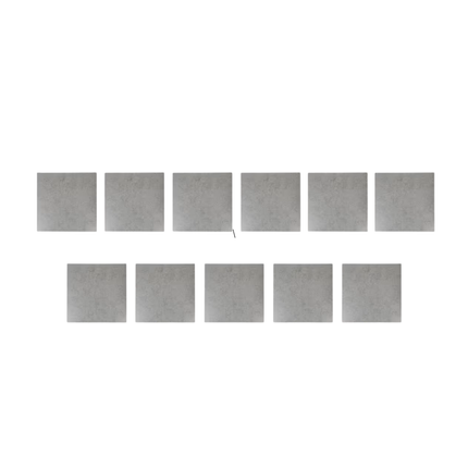 2x Zelfklevende Vloertegels Grijs 30,5x30,5 cm - 11 stuks