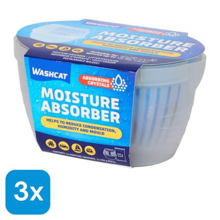 3x Washcat Vochtvanger - 450 gr