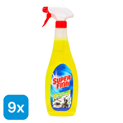 9x Superfinn Ontvetter Spray - 750 ml