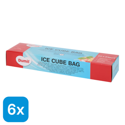 6x Dumil IJsblokzakjes - 20 stuks