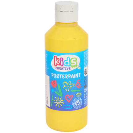 Plakkaatverf Geel - 250 ml