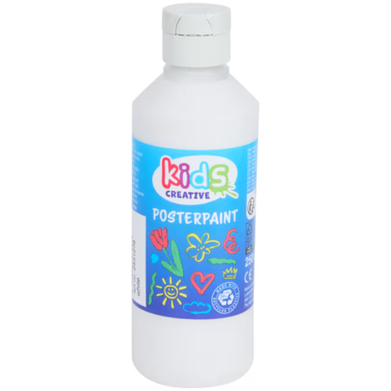 Plakkaatverf Wit - 250 ml