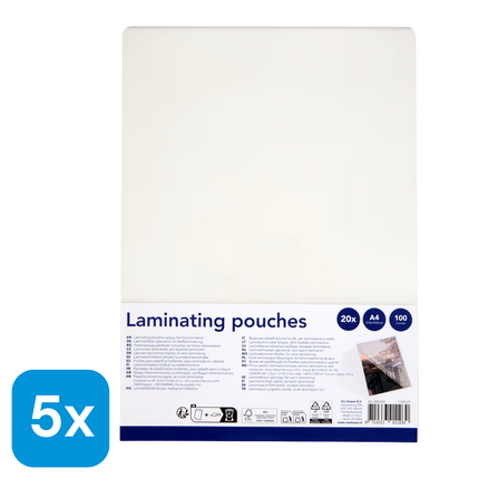 5x Lamineervellen - 100 stuks