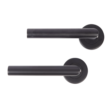 Deurkruk Mat Zwart - 2 stuks