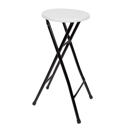 Barkruk Inklapbaar Wit - 70 cm