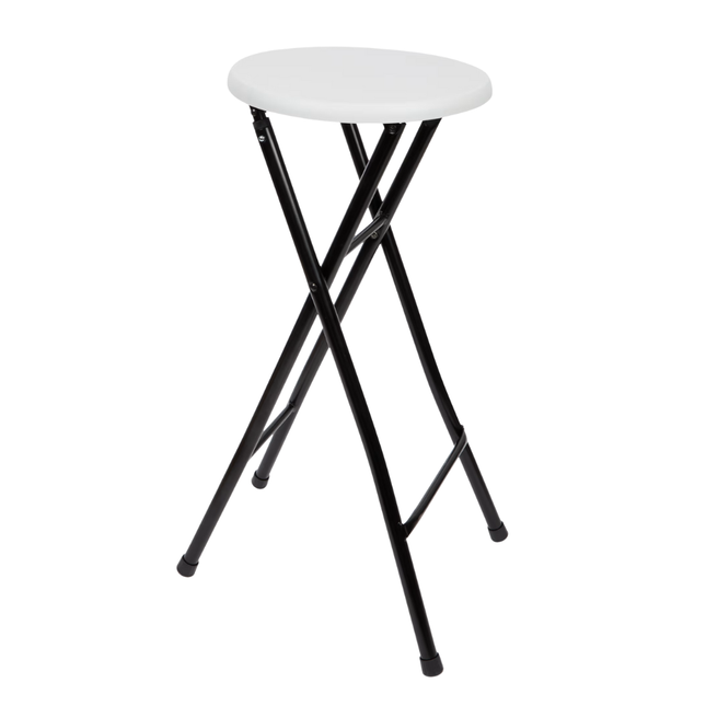 Barkruk Inklapbaar Wit - 70 cm