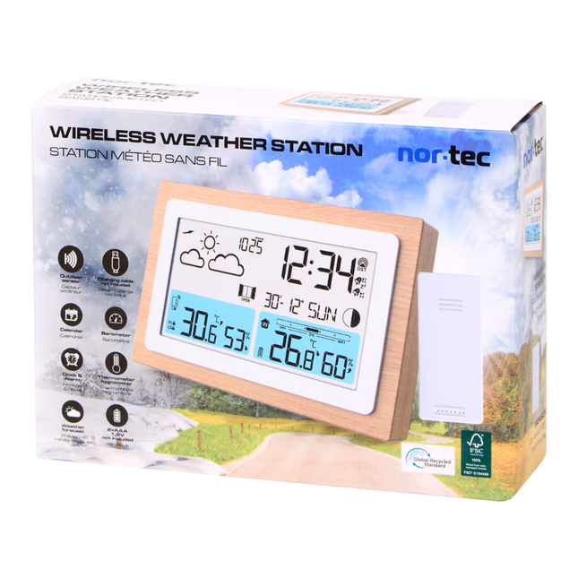 Nor-Tec Draadloos Weerstation
